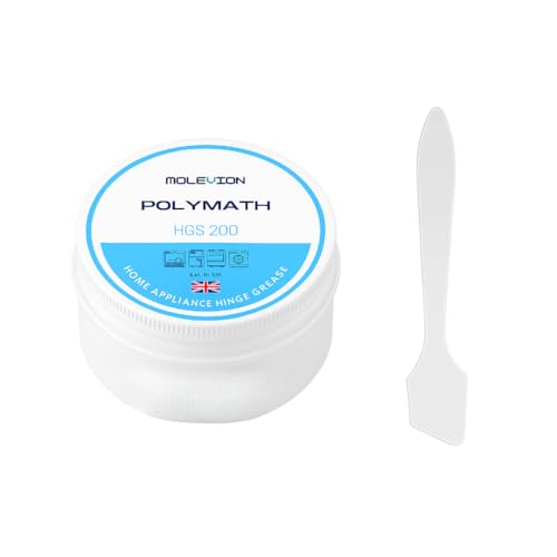 Molevion Polymath HGS 200 Food Grade Appliance Hinge Grease - 20g Non-Toxic Lubricant for Quiet Oven, Fridge, Dishwasher & Washing Machine Doors