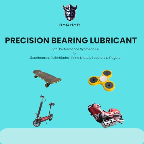 Ragnar GodSpeed Bearing Lubricant 10ml – High-Performance Synthetic Oil for Skateboards, Rollerblades (Made in UK)