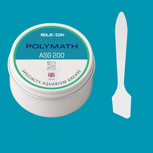 Molevion Polymath Aquarium Grease 20g – Fish-Safe Lubricant for Filters, Pumps & O-Rings (Made in UK)