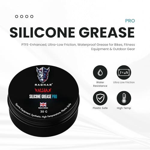 Title:Ragnar Valhax Silicone Grease Pro 30g – PTFE-Enhanced, Ultra-Low Friction Waterproof Grease (Made in UK)