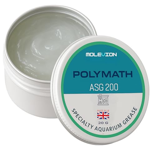 Molevion Polymath Aquarium Grease 20g – Fish-Safe Lubricant for Filters, Pumps & O-Rings (Made in UK)