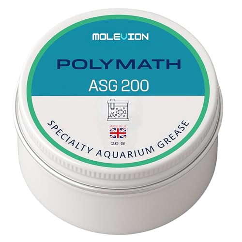 Molevion Polymath Aquarium Grease 20g – Fish-Safe Lubricant for Filters, Pumps & O-Rings (Made in UK)