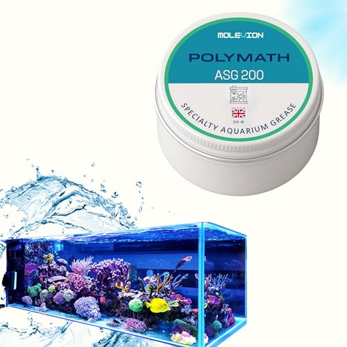Molevion Polymath Aquarium Grease 20g – Fish-Safe Lubricant for Filters, Pumps & O-Rings (Made in UK)