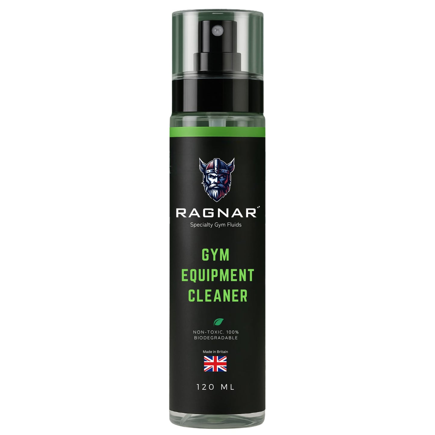 Ragnar Gym Equipment & Mat Cleaner Spray – Mineral-Based, No Residue (120ml)