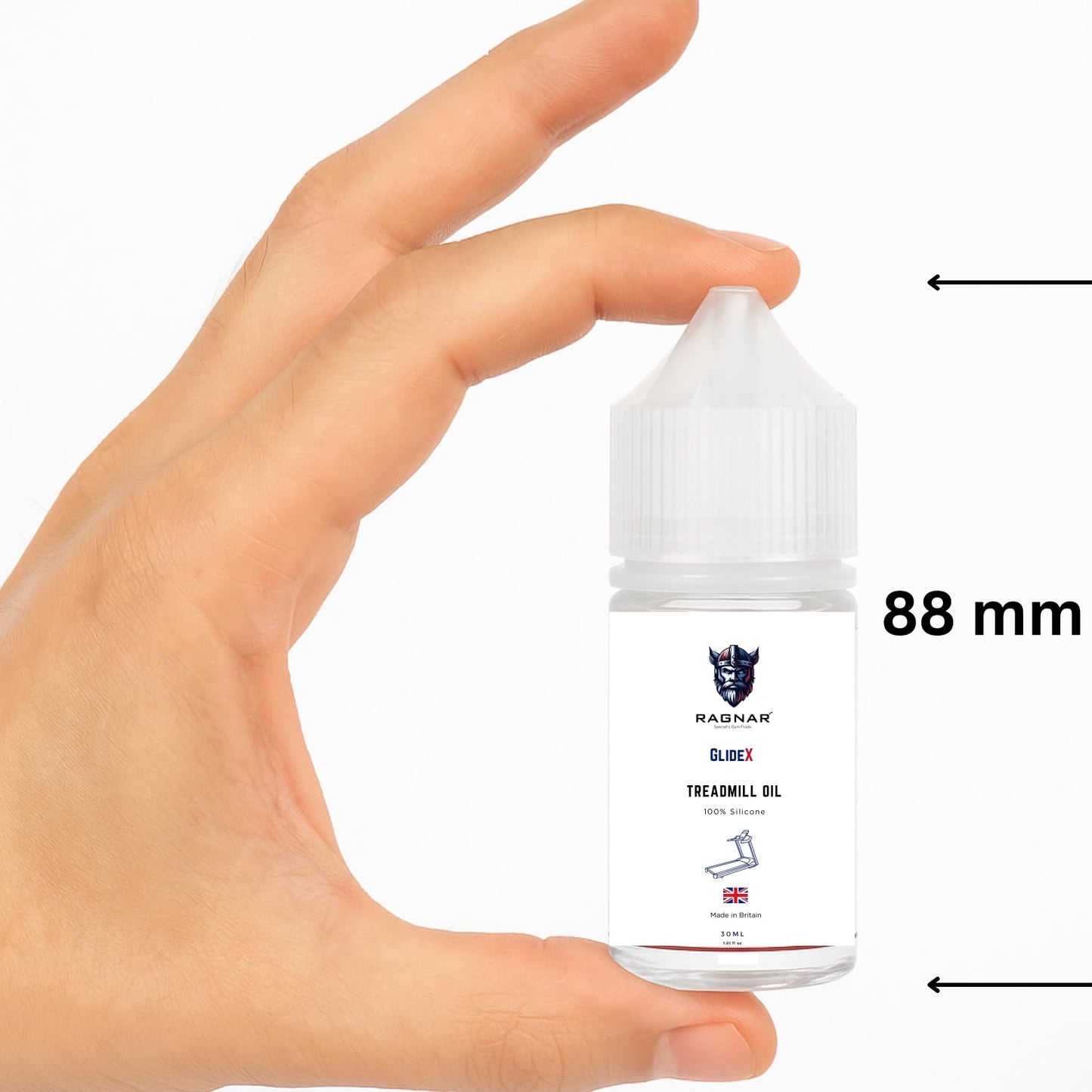 Ragnar GlideX Treadmill Silicone Oil Kit - 30ml, Pure, UK Made Lubricant