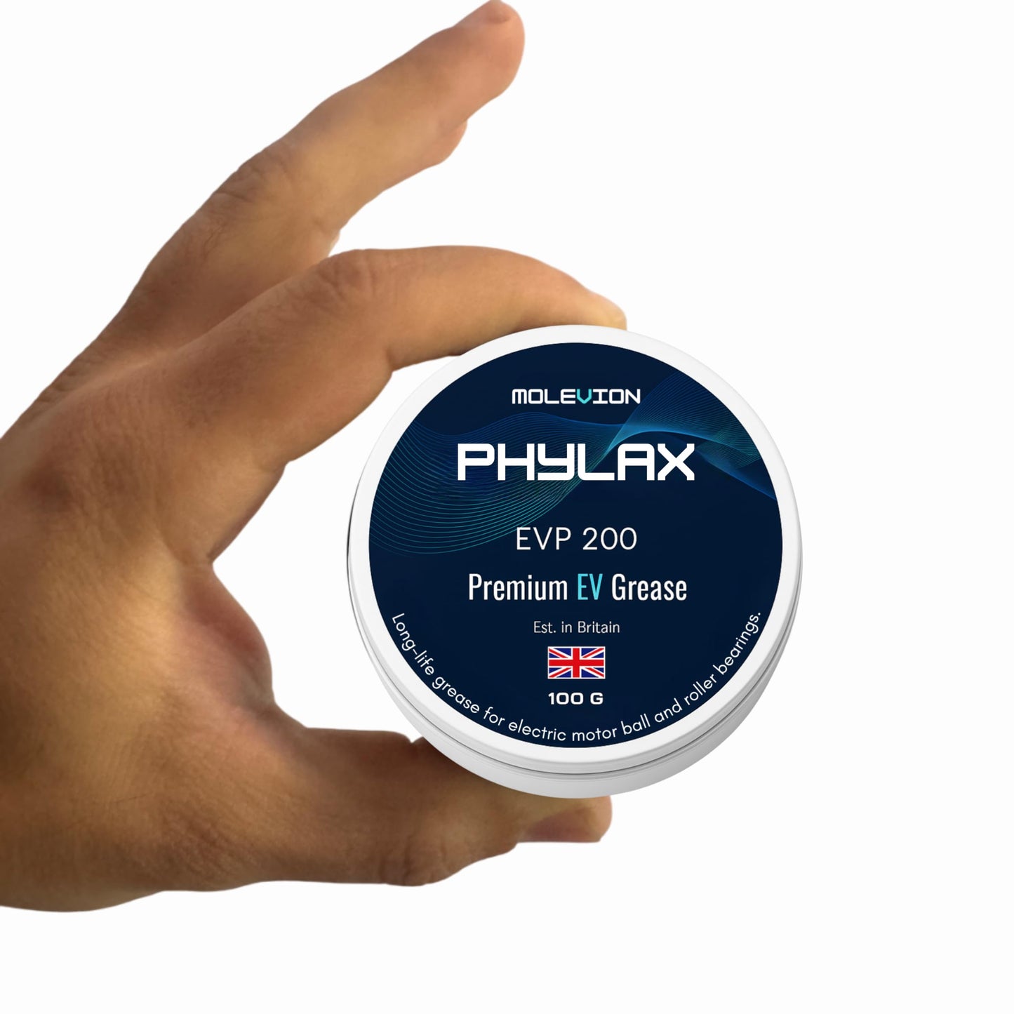 Molevion Phylax EVP 200 EV Grease 100g – Long-Life, High-Temp Synthetic Lubricant for Electric Motors (Tesla Compatible)