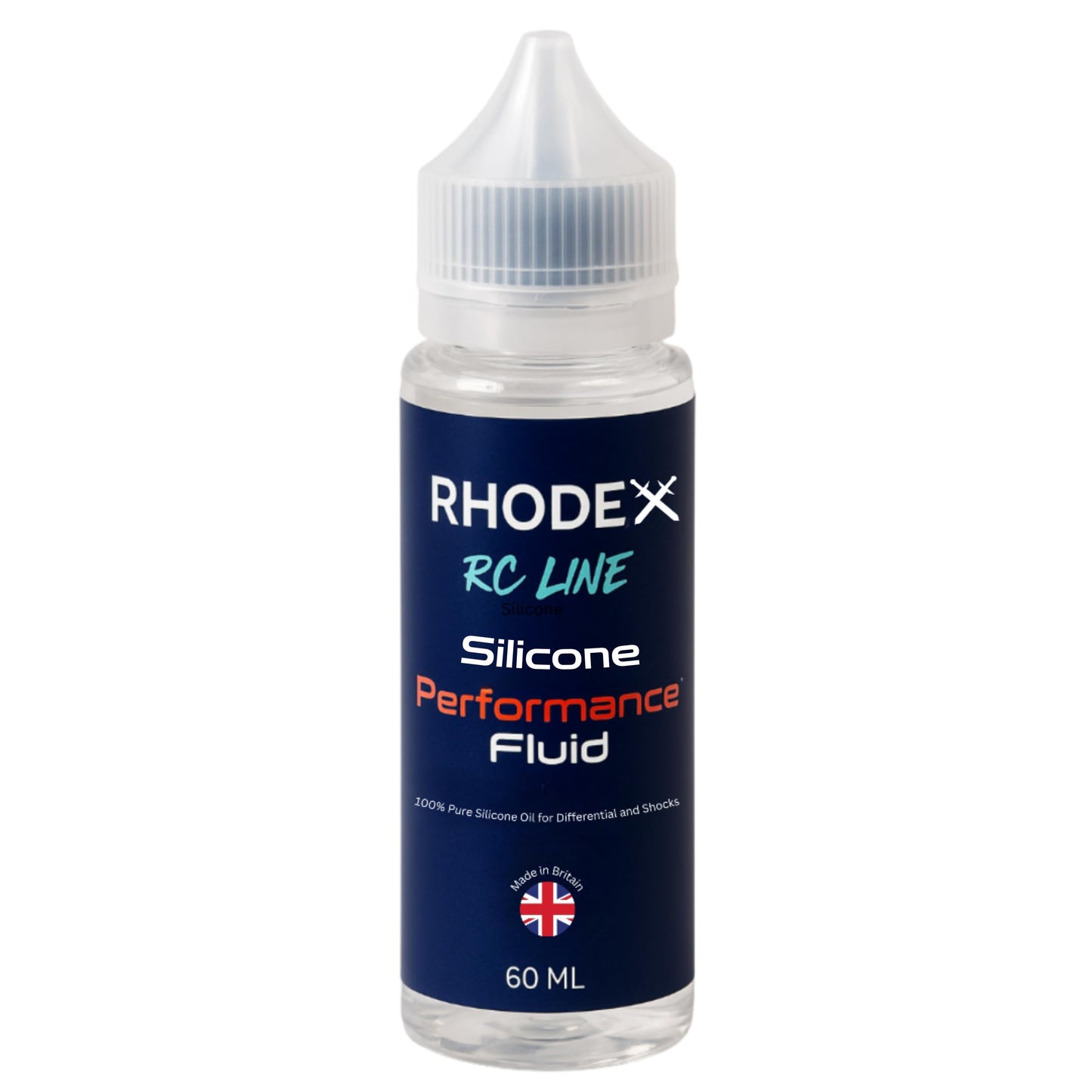 Rhodex RC Line 30WT (350 cSt) 100% Silicone Shock Oil - 60ml Premium RC Car, Truck & Buggy Suspension Fluid | Made in UK