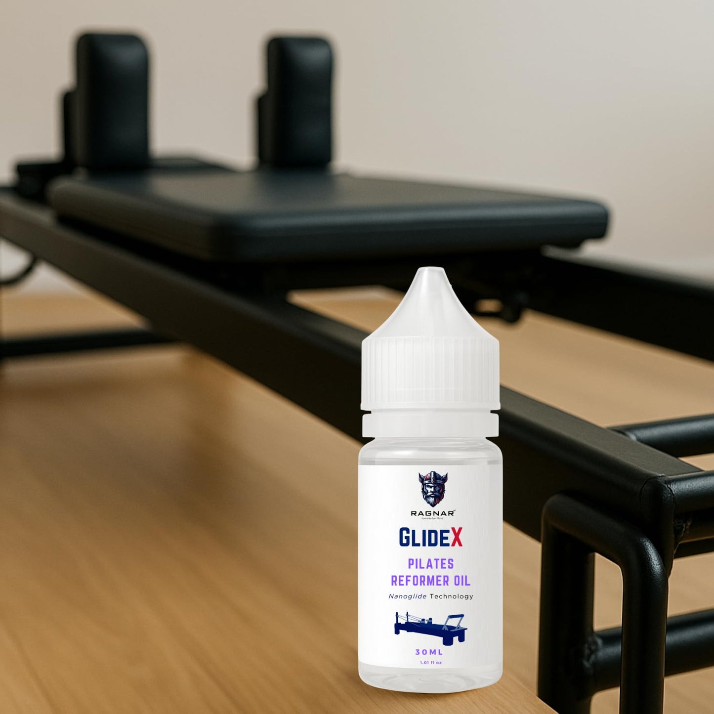 Ragnar GlideX Pilates Reformer Oil: Ultimate Noise Reduction & Smooth Performance (30ml Kit)