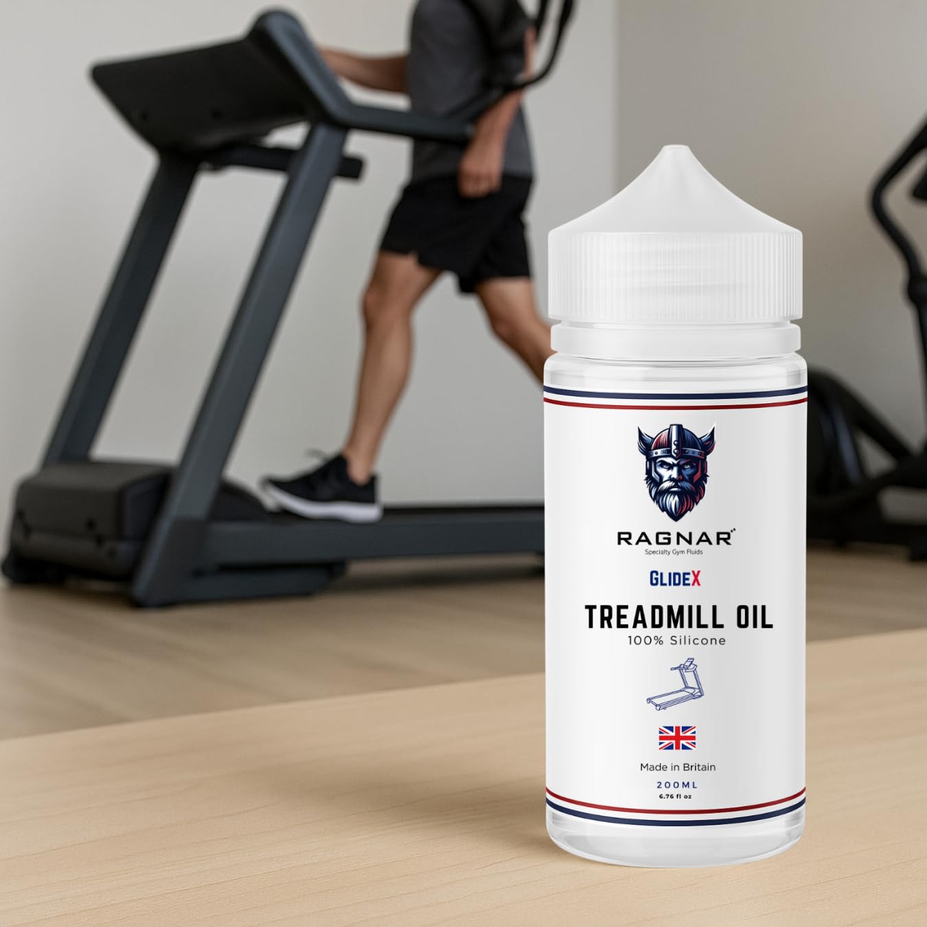Ragnar GlideX Treadmill Silicone Oil Kit - 200ml, Pure, UK Made Lubricant