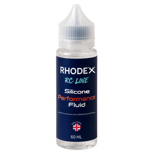 Rhodex RC Line 50,000 cSt 100% Silicone Differential Oil - 60ml Ultra-Thick RC Fluid for Drag, Monster & Basher Builds | Max Traction