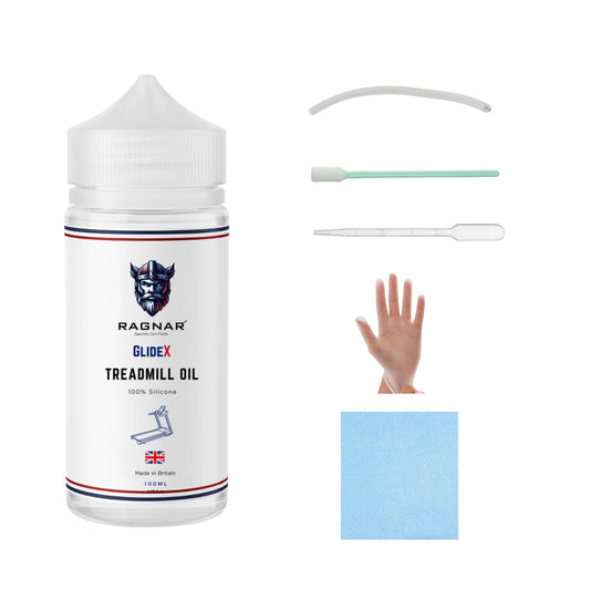 Ragnar GlideX Treadmill Silicone Oil Kit - 100ml, Pure, UK Made Lubricant
