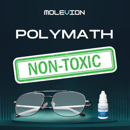 Molevion Polymath GHL 120 Eyeglass Hinge Oil Lubricant – Food-Grade PFPE Oil for Glasses, Sunglasses & Optics (5ml)